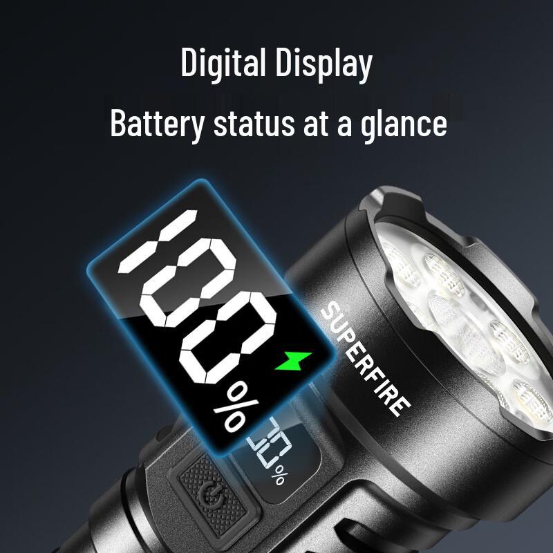 Shenhuo L24 High-Power Rechargeable Outdoor Flashlight