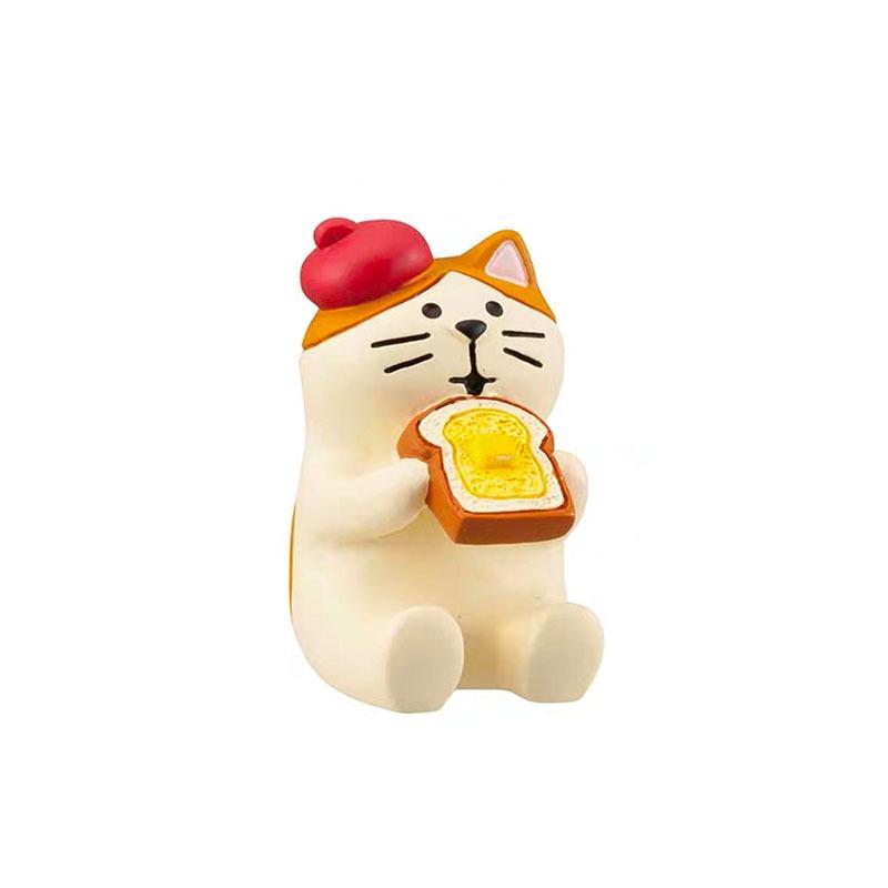 Cute Cat Refrigerator Sticker Grocery Zakka Bread Coffee Shop Decorative Gift Magnetic High Value Refrigerator Jewelry