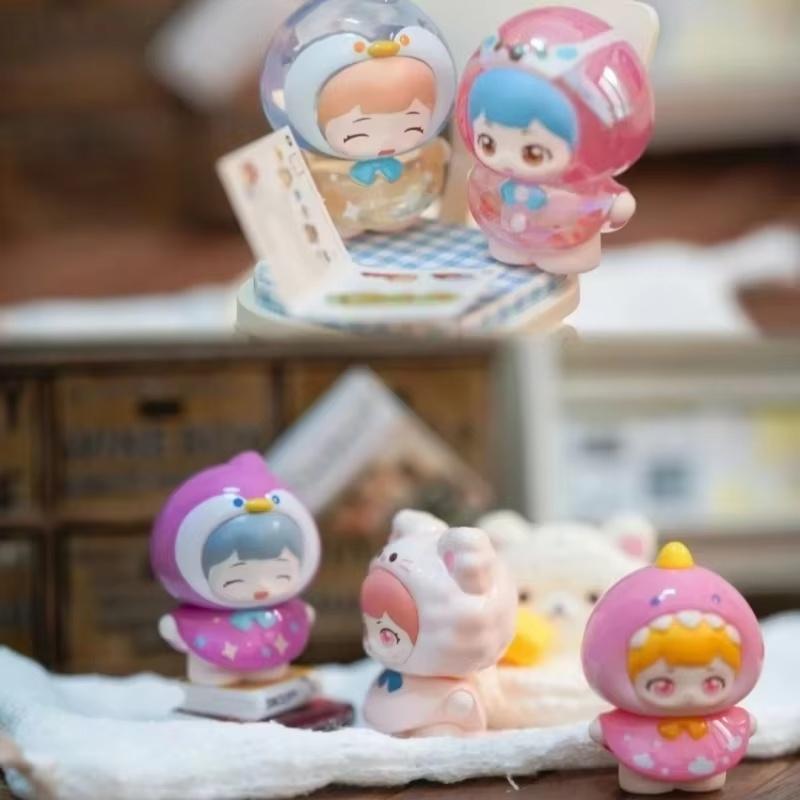 Huahua Kindergarten Cute Grain Animal Surprise Boxs Trendy Collectible Desktop Decoration Birthday Gifts Toys