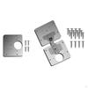 Hinge Plate with Hole & Screws Shelves Window