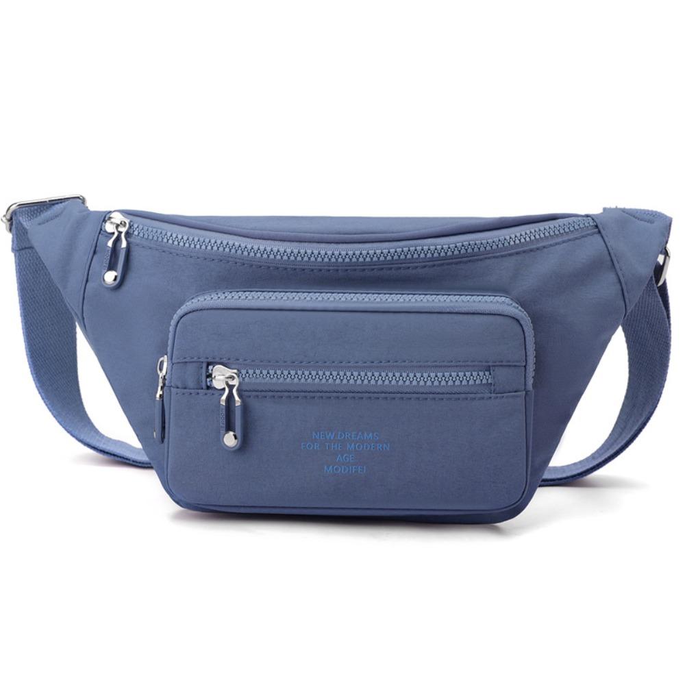 Portable Nylon Crossbody Bag Solid Color Middle Aged Tote Bag Fashion Mobile Phone Bag  Mom