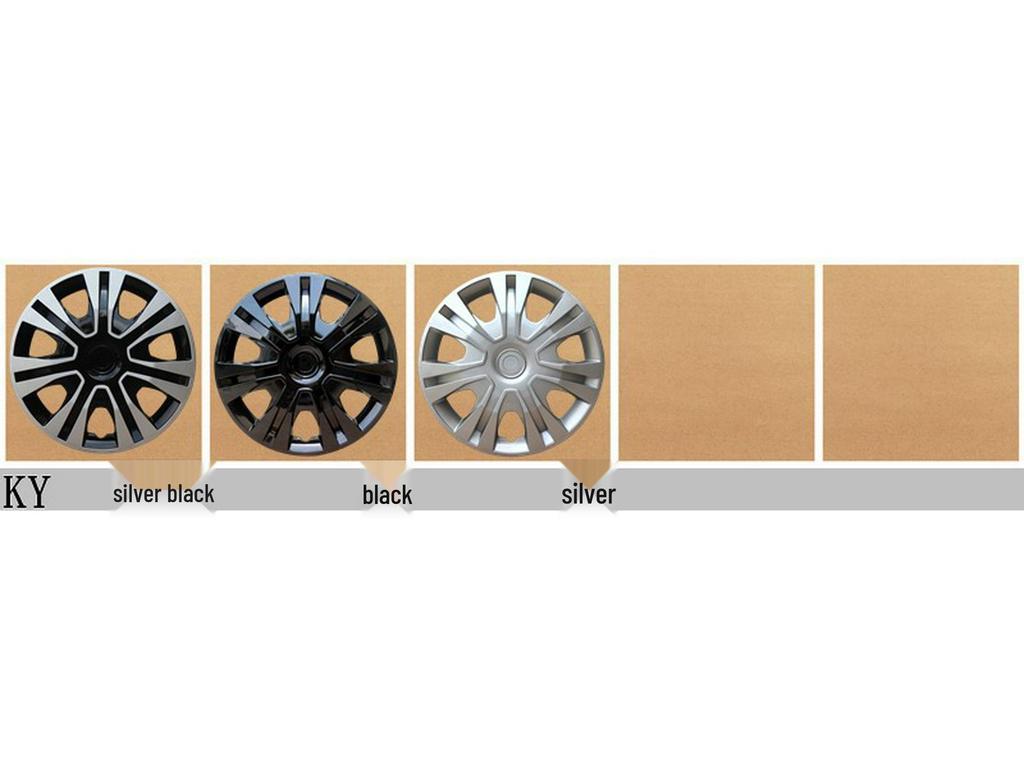 Universal Car Wheel Hub Covers: 12-16 Inch Decorative Steel Wheel Rings