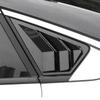 Car Rear Window Quarter Louver Shutter Cover For Ford Mondeo Fusion Sedan   Side Vent Trim ABS Exterior Accessories