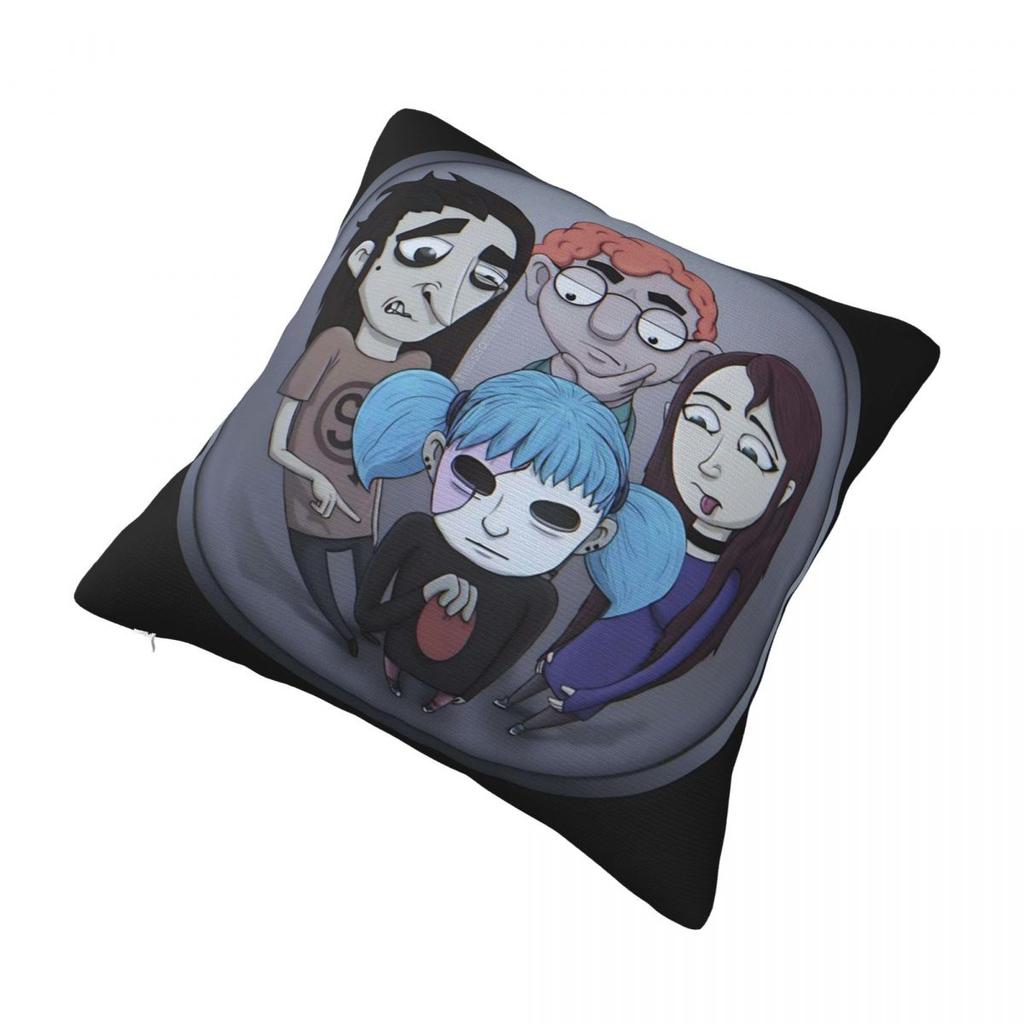 Pillow Case Game S-Sally F-Face Terror Adventure Square Pillow Cover Kawaii Cushion Cover Design Pillowcases Living Room Chair