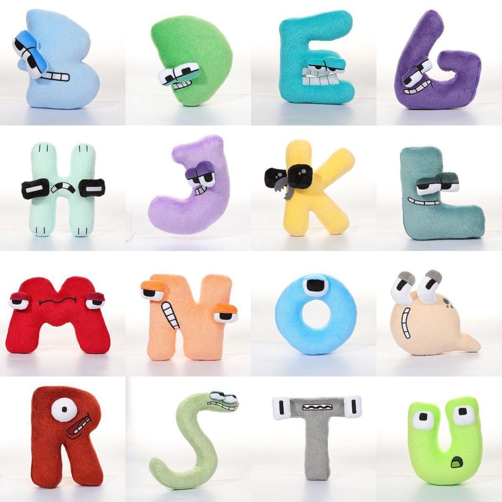 Alphabet Lore Letter A Plush Dolls Baby Educational Toys Home Decor Xmas Gift