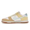 Nike  Dunk Low Next Nature Soft Yellow Aquarius Blue Women Sneakers Cream Summit-White Glacier-Blue FZ4347-100
