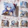 Ganyu Genshin Impact Cushion Cover Premium Comfort Reversible Pillow Cove -Two In One Design for Any Room & Car Interior
