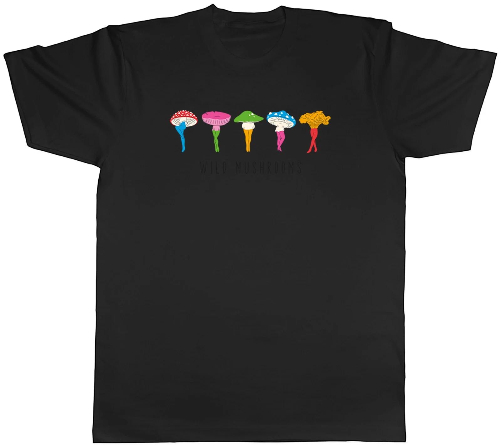 Wild Mushrooms Lady Legs with Mushroom Head Mens T-Shirt Tee Gift Top XL