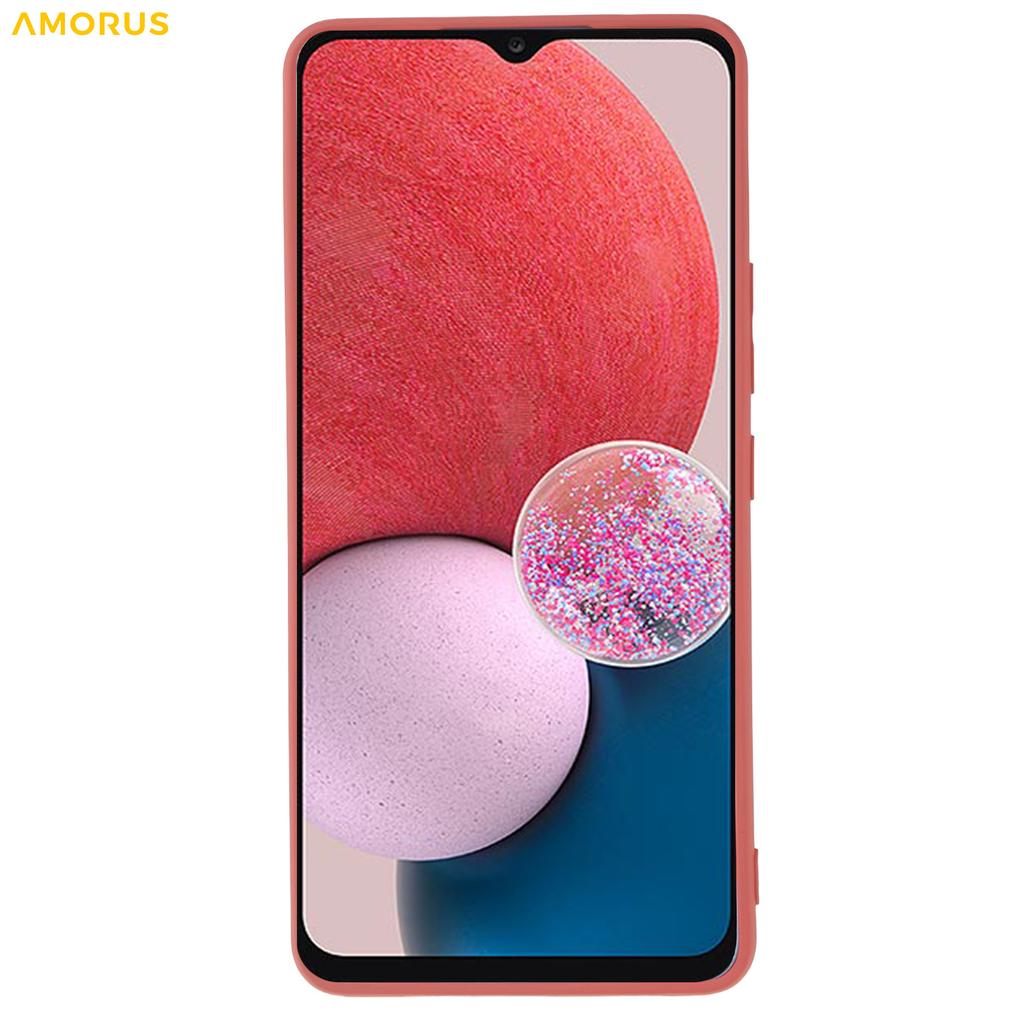 For Samsung Galaxy A13 4G Case Precise Cutouts TPU Fiber Lining Shockproof Phone Cover
