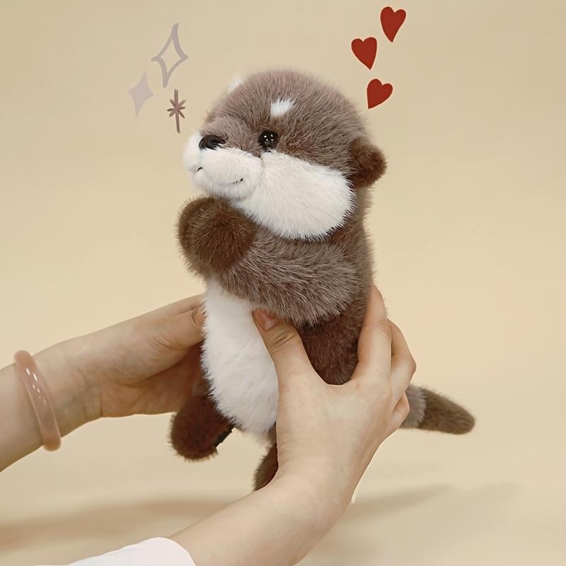 [Cute Otter Plush] Cute Otter-Shaped Plush Stuffed Animal Doll | Gift for Girlfriend, Stuffed Animals for Girls, Plush Figures, Stuffed Otter,