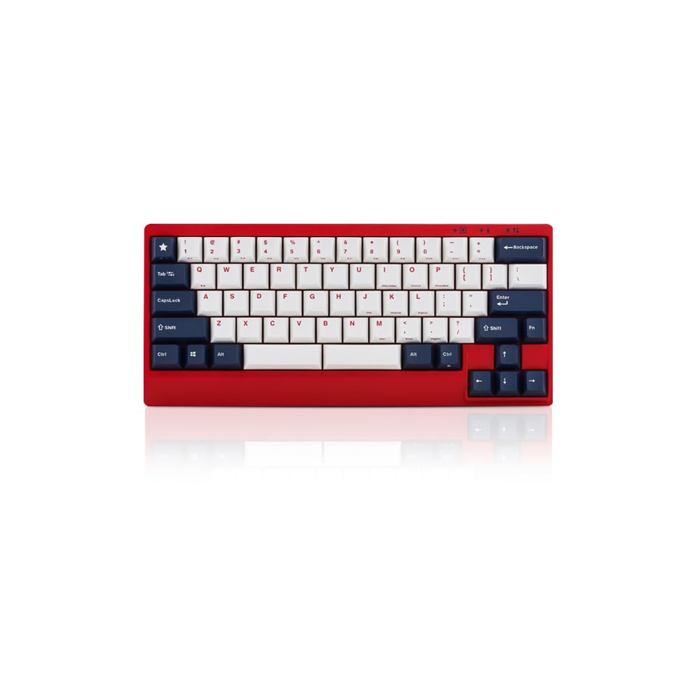 

LEOPOLD FC650MDS WhiteBlueStar 65% Mechanical Keyboard English US Layout 65 Keys Wired Connection USB-C (SP STAR Gray Axis)