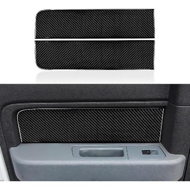 Car Carbon Fiber Dashboard Trument Panel Strip Sticker Cover Interior Trim Decal for Ford F150 2009 2010 2011 2012 2013 2014 Accessories