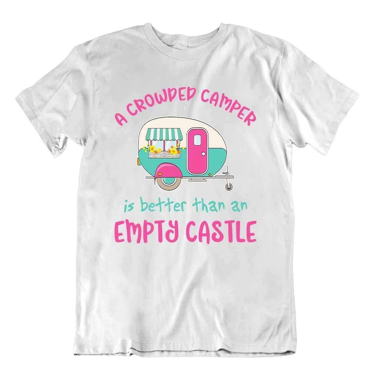 Camping Outside Trip T-Shirt Tee Cool Gift Cute Funny Outdoor Fresh Empty Castle XL