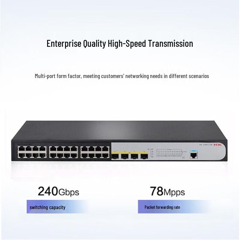 H3C S1850V2-28P-EI Layer 2 Web Managed Gigabit Switch