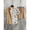 3D Printed Men's Short-sleeved Shirt And Beach Shorts Set Summer Street Fashion Men's Casual Shirt Outdoor Everyday Men's Shorts