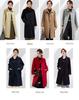 2024 Autumn/Winter Slim Fit Double-Faced Wool Coat, Large Size, Cashmere Blend