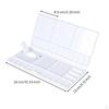 Foldable Watercolor Palette Portable Folding Paint Tray with Lid Easy To Clean Lidded Painting