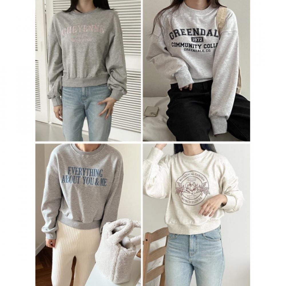 Shop Women S Korean Made caSual Long Sleeve SweatShirt 4 StyleS