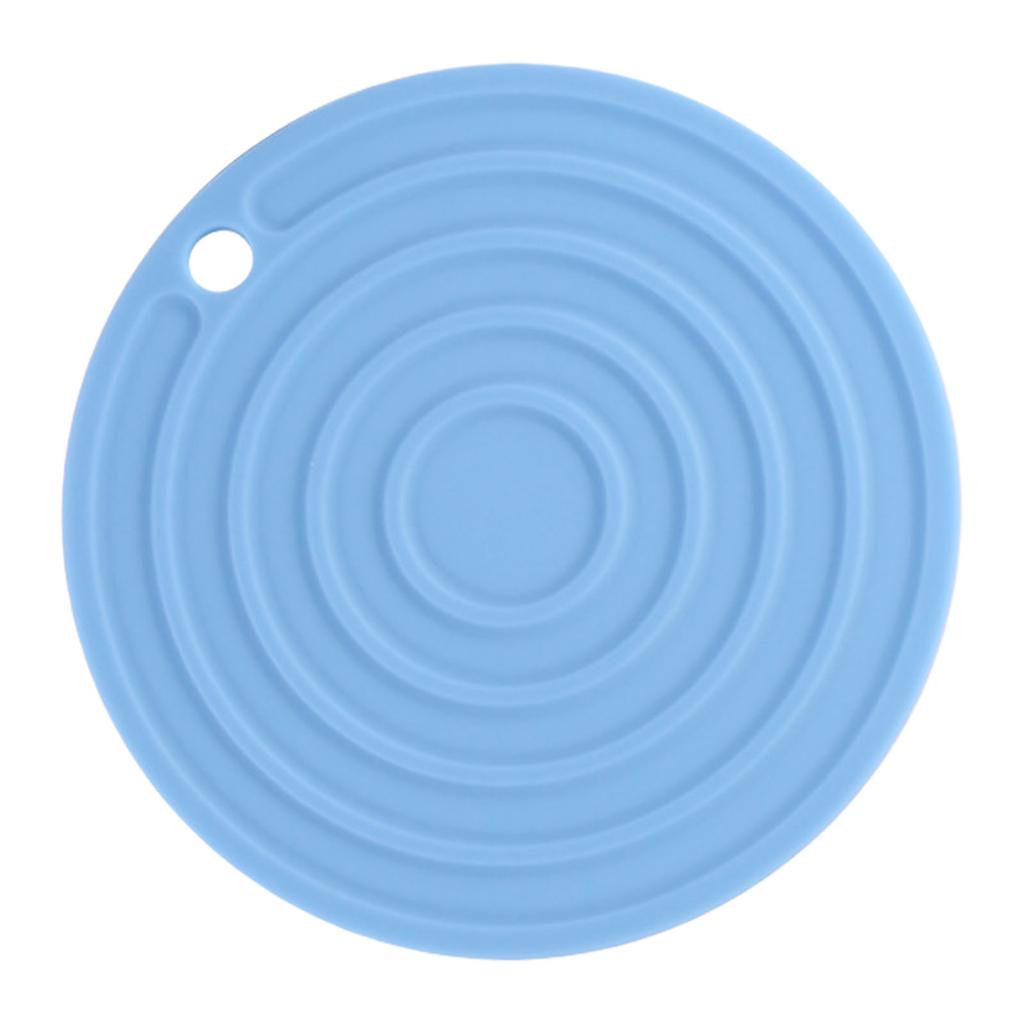 Napperon Rond en Silicone Isolant Thermique pour Utilisation sur Table à Manger Ménager Antidérapant Isolé Accessoires de Cuisine