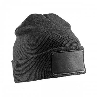 Unisex Adult Double Knit Beanie