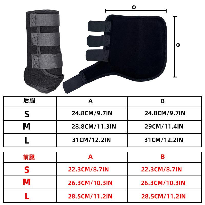 Horse Leggings Anti-collision Diving Material Horse Leggings Harness Professional Horse Racing Equipment