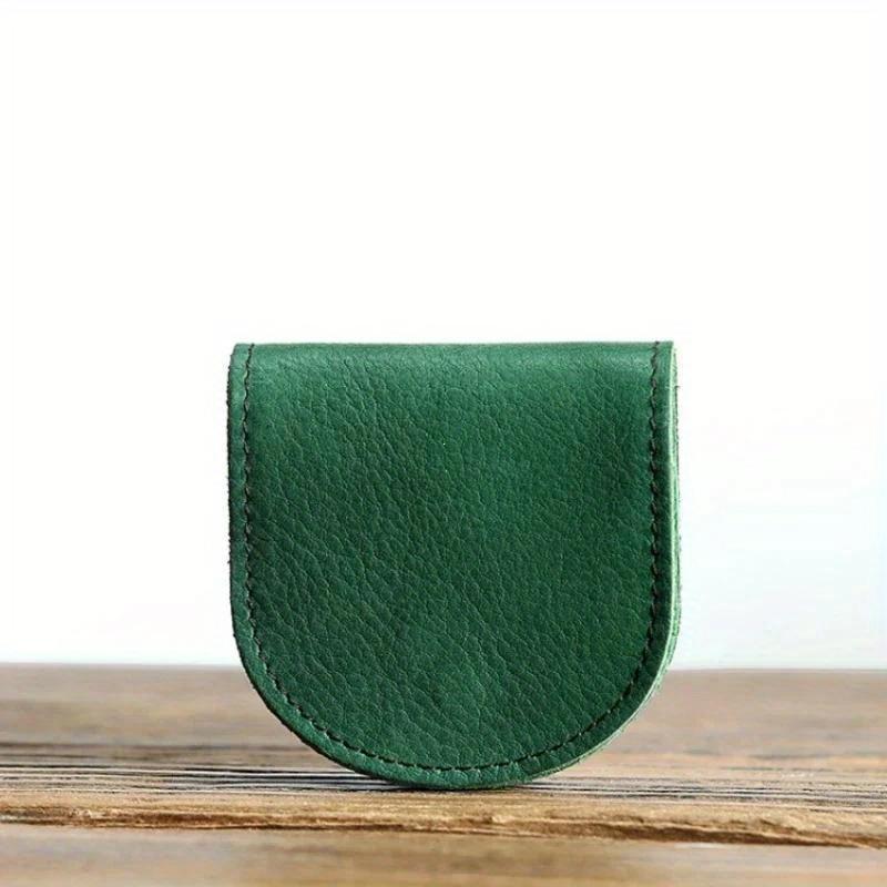 1 Pc Women's Small Genuine Leather Coin Wallet Children Mini Purses Hasp Money Clip Clutch Hobo Bags Gift Pouch New Manual Craft