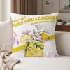 Art When Life Gives You A Lemon Pillow Case Suitable For Bedrooms Living Rooms Cars Home Decoration
