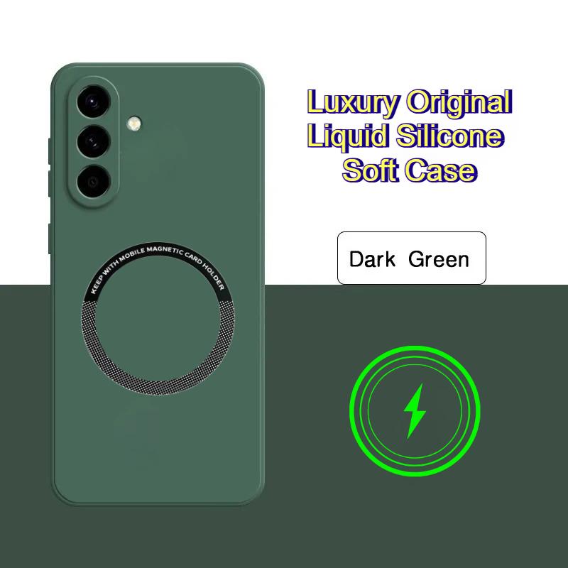 Luxury Original Liquid Silicone Soft Case For Samsung A57 A37 A17 A07 A56/36/26/16/06 A55/35/25/15/05S S26 S25 Ultra Plus Cover