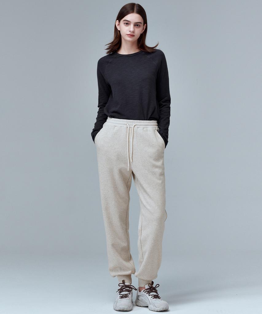 MALOUPE 2304 Knit Jogger Pants (Beige)