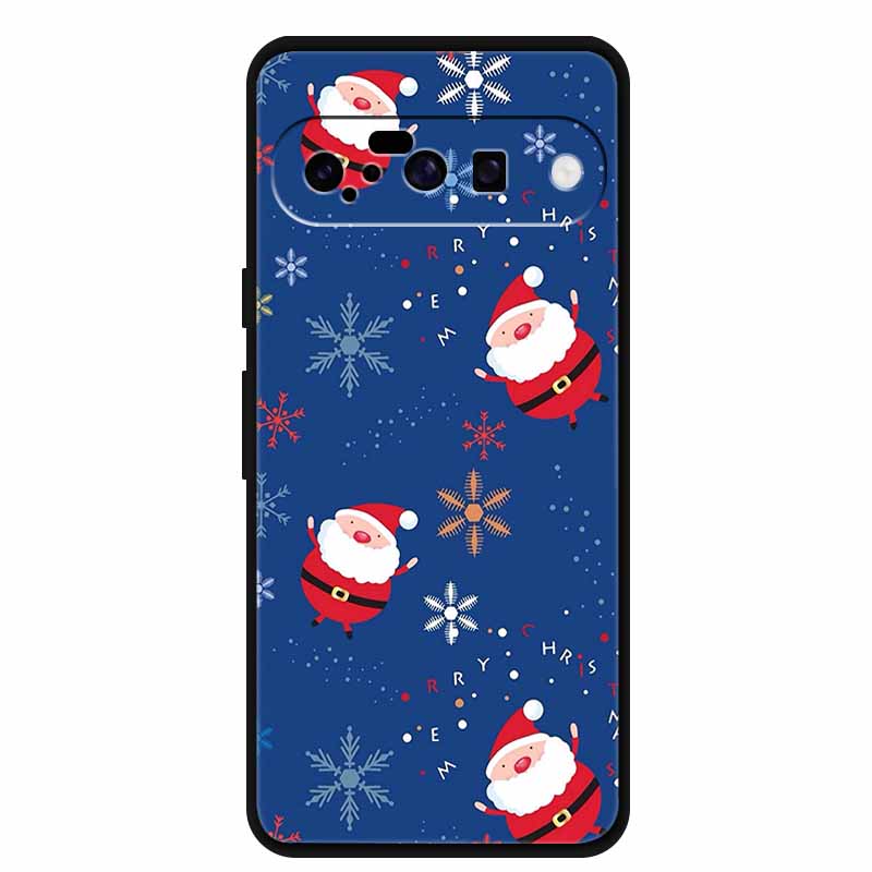 Christmas Phone Cases For Google Pixel 10 Case Silicone Soft Black Cover Christmas Tree for Pixel 10 Pro / 10 Pro XL Back Cover