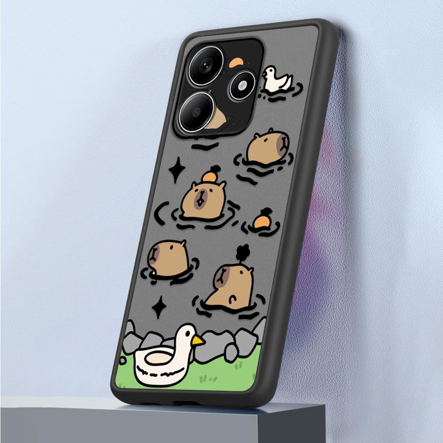 

Capybara Cartoon Funda Back Phone Cover Case for Xiaomi Redmi Note 14 13 Pro Plus 11 14C 9S 12 A4 13C 10 Redmi 13C 4G