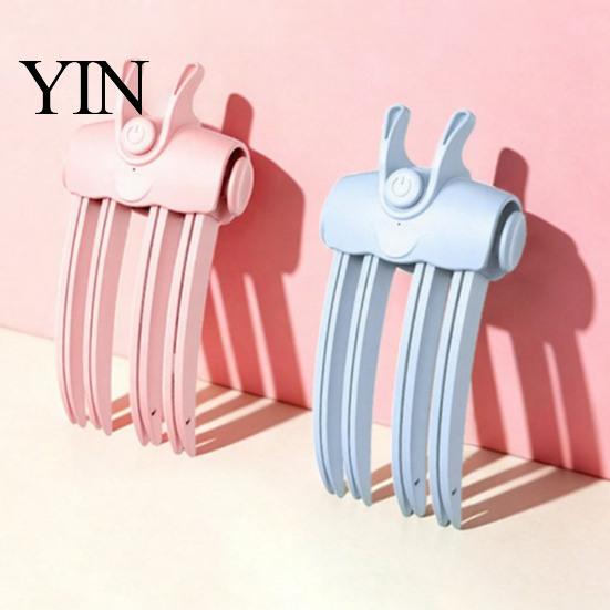 Rechargeable Hair Clip Electric Heated Volume Clip, 2 Heat Settings Volumizing Root Lift Tool Comb for Thin Hair, Fluffy Bangs, USB Cordless
