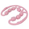 Leg Massage Roller 7 Wheels All Round Massaging Relieve Muscle Soreness Leg Rollers for Calf Thigh Pink