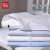 Hongdou Men's Pure Cotton Non-Iron Long Sleeve Business Shirt