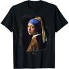Girl With a Pearl Earring Famous Painting T-Shirt