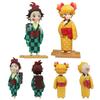 Slayer Kimetsu Demon No Yaiba Action Figure Tanjiro Zenitsu Model Figurine Toys