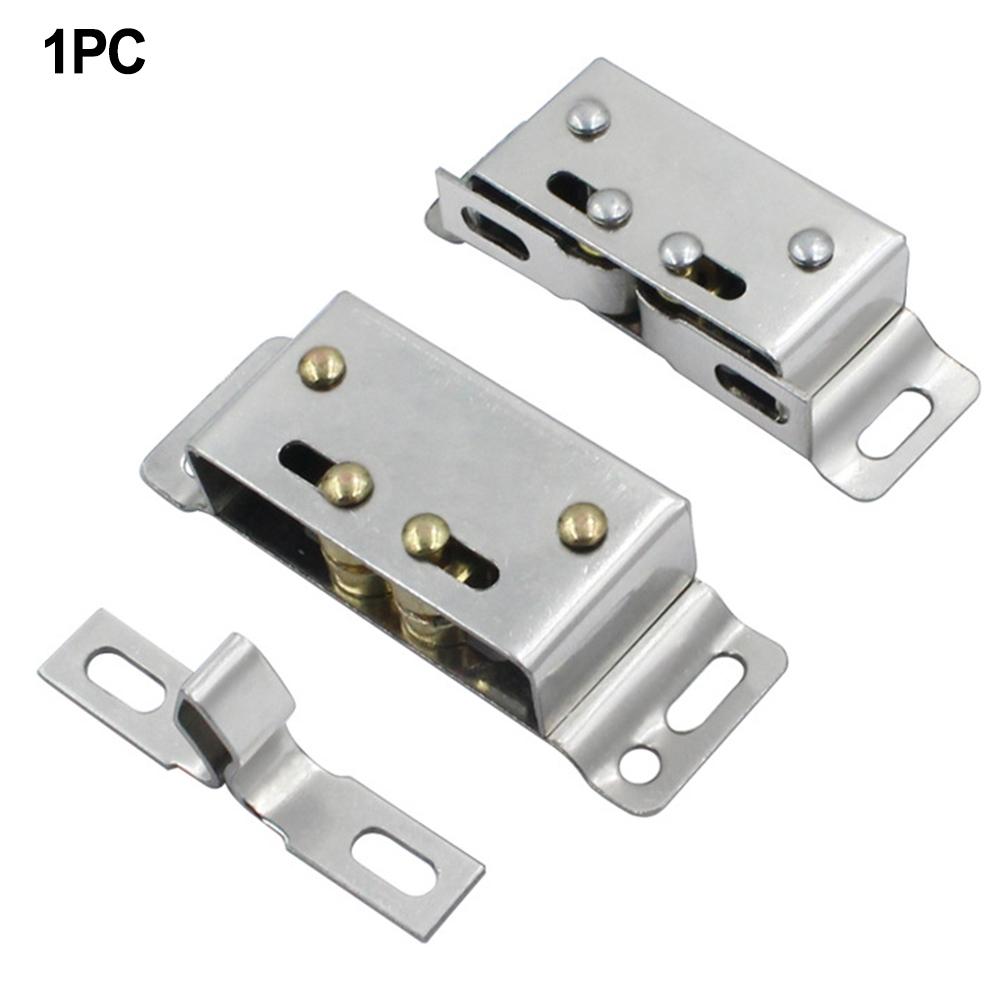Stainless Steel Door Close Latch Double Roller Catch Hardware