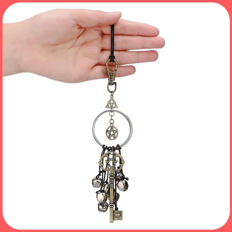 

3 шт. Ротанговые колокольчики ветра Ведьма Защищает Подвески на дверную ручку Украшение для семейной комнаты