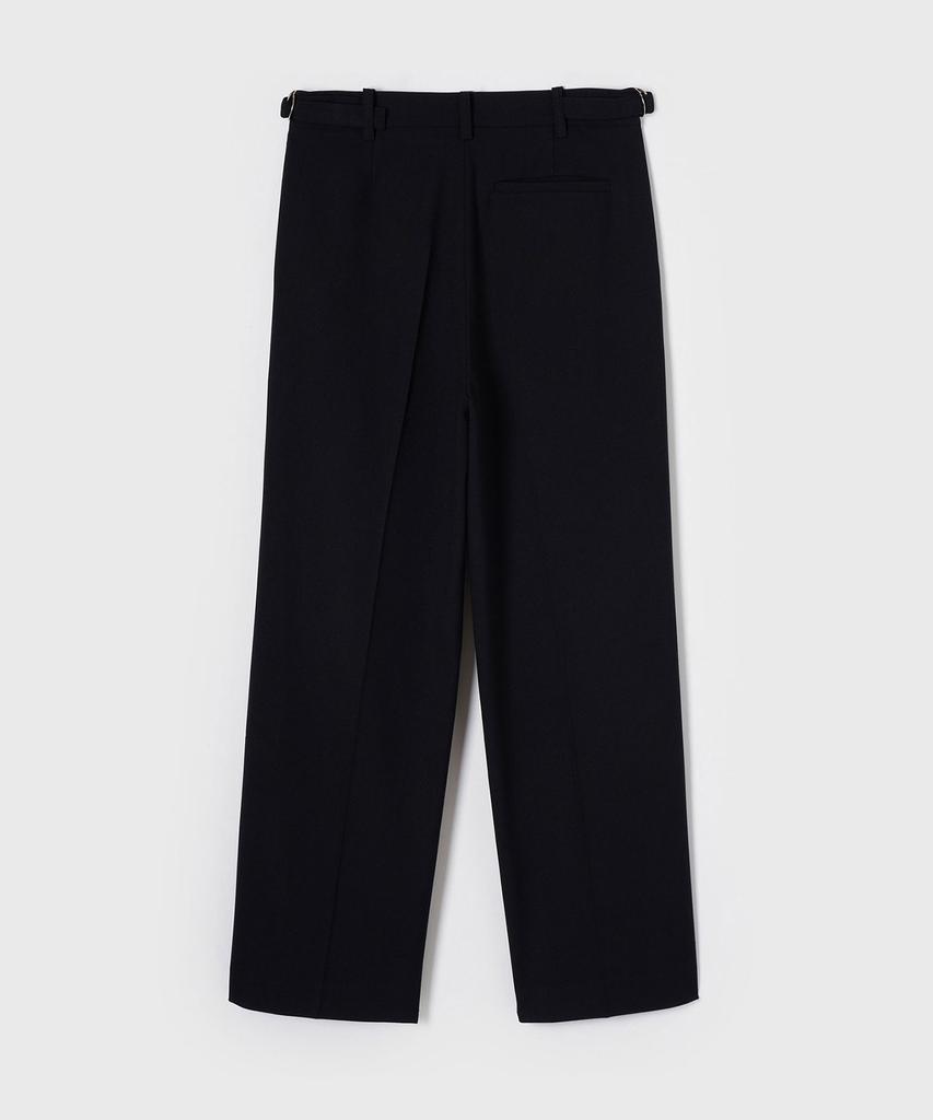 Yunse Wide Wool Pants (Black)
