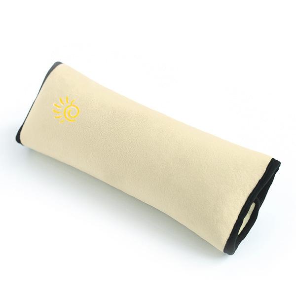 

Детская мультяшная подушка на плечо и чехол для ремня безопасности бежевый