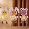 Battery Powered DIY Bamboo Lantern Woven Cartoon Animal Lamp Woven Rabbit Light  Kids Toy