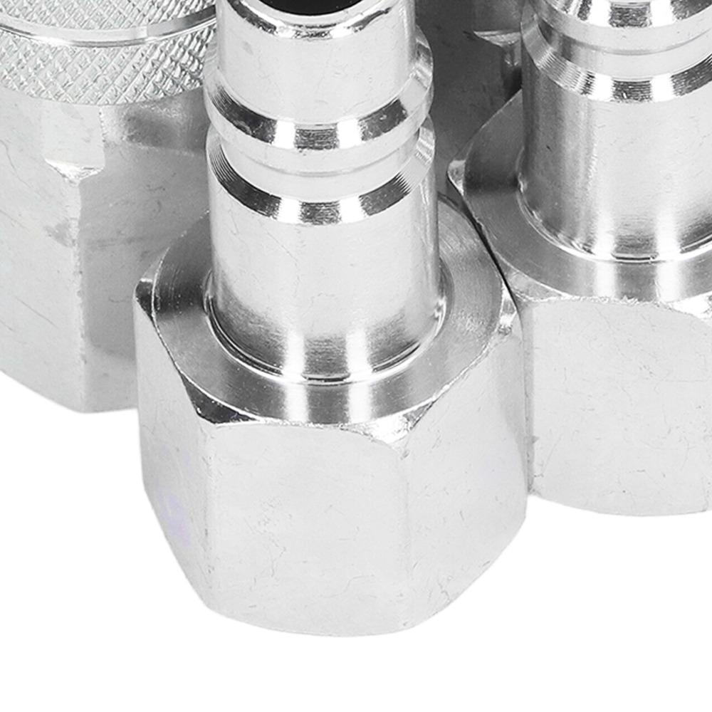 5pcs Aluminum Alloy Air Hose Quick Connect Fittings Air Compressor Accessories  Pneumatic Tools