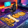Custom Name Personalized Garfield Print Carpet, Versatile Home Decor Rug, for Playroom, Apartment, Balcony, Entryway, Hallway Gift
