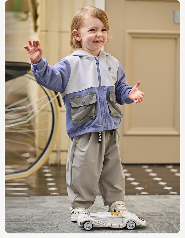 David Bella Boys' Pants Spring Collection New Children's Moisture Absorbing Quick Drying Carrot Pants Men's Treasure Casual Pants