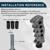 TUCKBOLD Car Shift Knob 12.5x5cm Durable | Front Shift Lever Knob Universal for Automatic