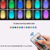 Wood Grain Touch Remote Bedside Table Lamp - 13-Color Night Light with Tap Control