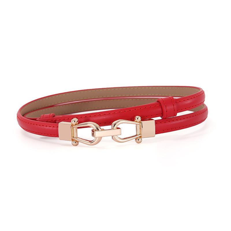 Trendy Koreaanse Stijl Echt Lederen Riem voor Dames - Modieus en Veelzijdig voor Jurken, Rokken en Broeken