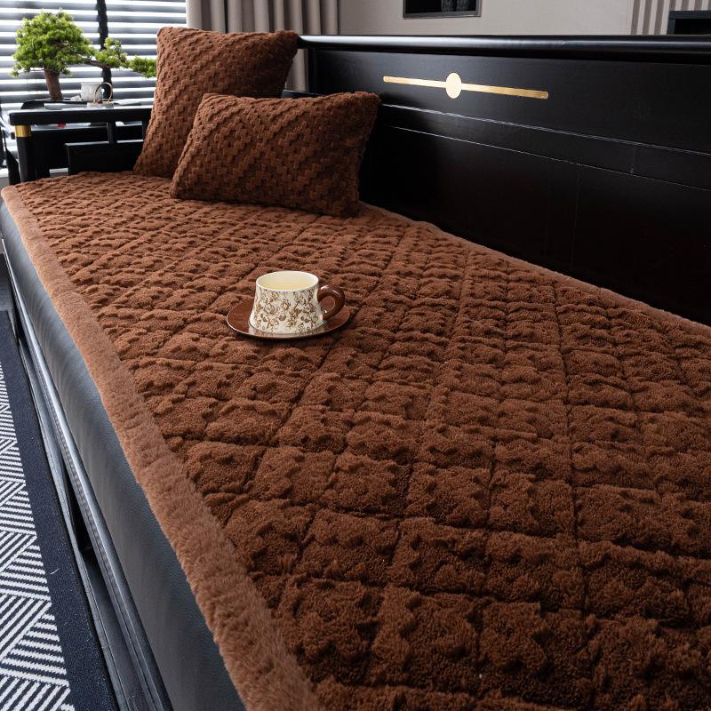 Sitzpolster All-in-One Kuschelig Überwurf Oberste Stufe Kuschelige Baumwolle Textil Samt Textil Sofagarnitur Überwurf Kühle Jahreszeit Gepolstert Brandneu Stabil 55x55cm