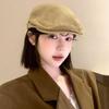 Adjustable Forward Hat Cotton Newsboy Cap Casual Letter Embroidery Beret  Spicy Girls