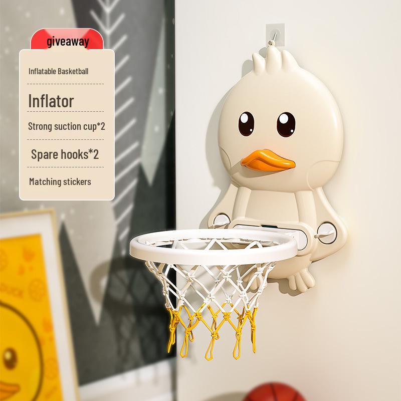 

Компактное настенное детское баскетбольное кольцо - Мини-щит для данков, без пробивания отверстий, для игры в помещении